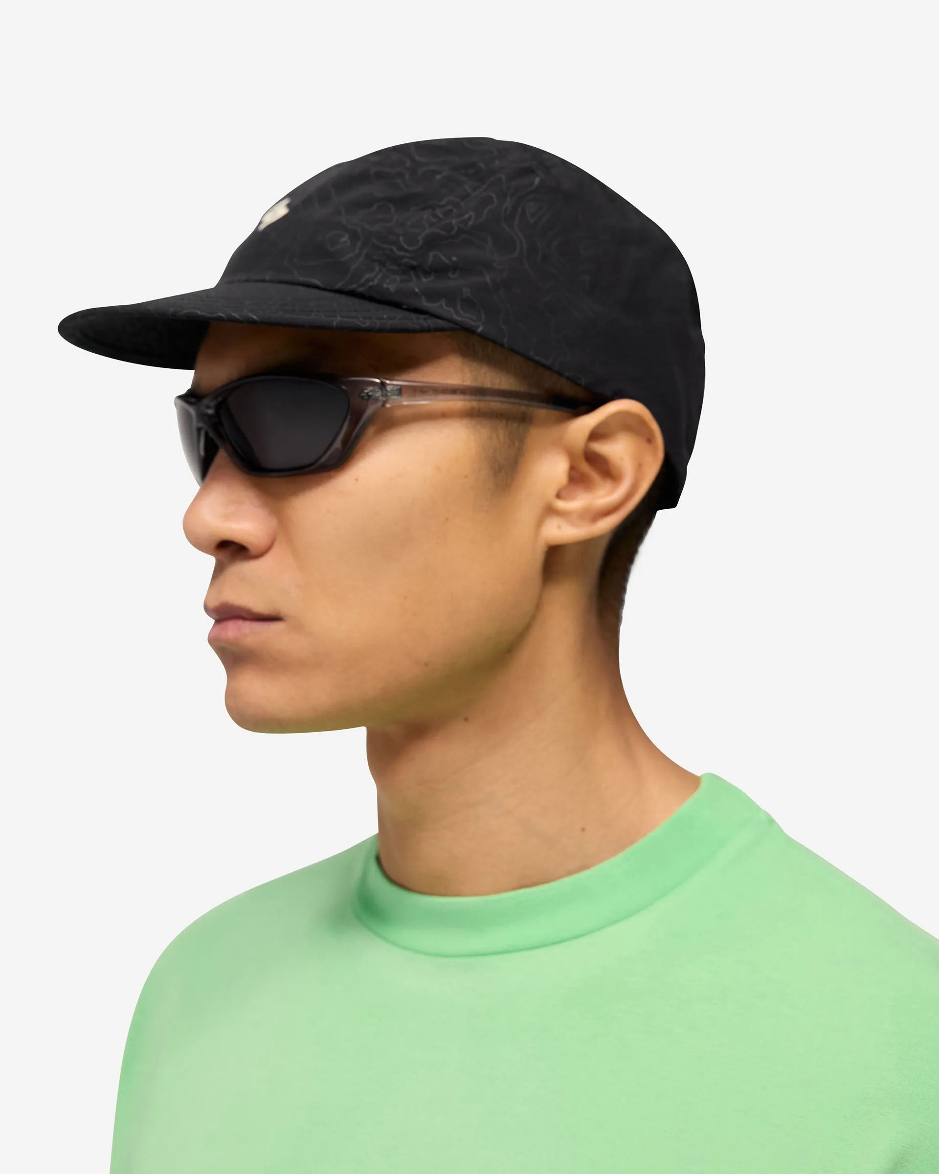247 Contour Run Cap - Black