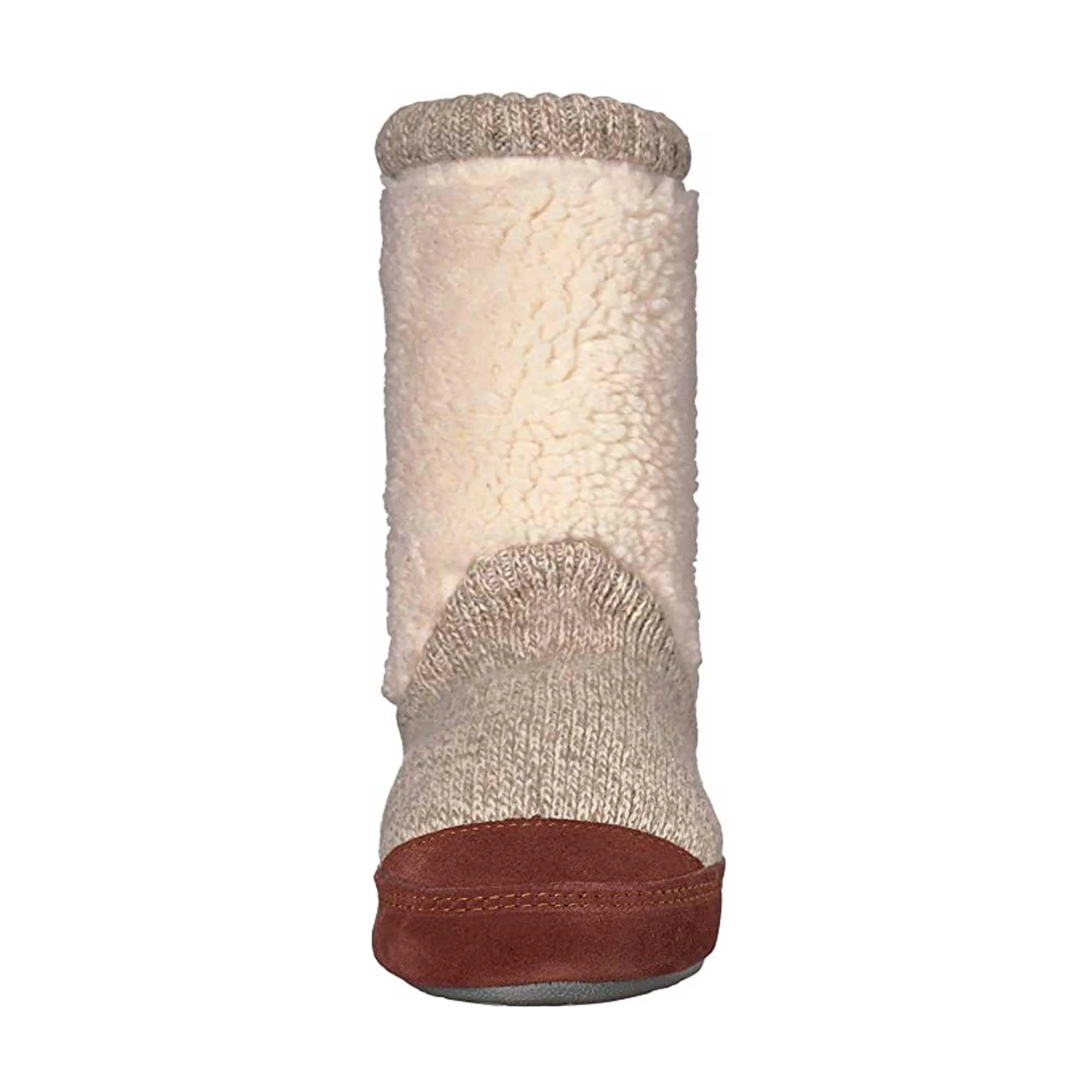 Acorn Kid's Slouch Boot Slippers - Comfort Buff Popcorn, K1/2 | A18703ACC1-2