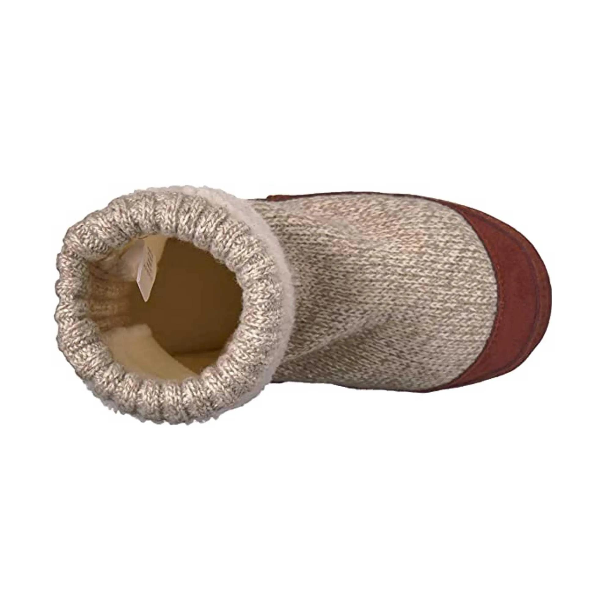 Acorn Kid's Slouch Boot Slippers - Comfort Buff Popcorn, K1/2 | A18703ACC1-2
