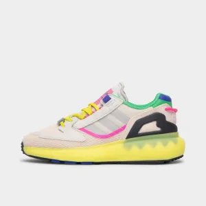 adidas Originals Women's ZX 5K Boost Wonder White / White Tint - Acid Yellow