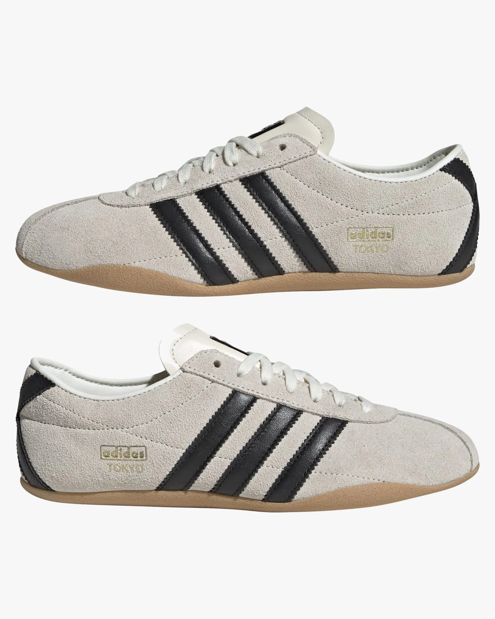 Adidas Womens Tokyo - Off White / Core Black / Gold Metallic