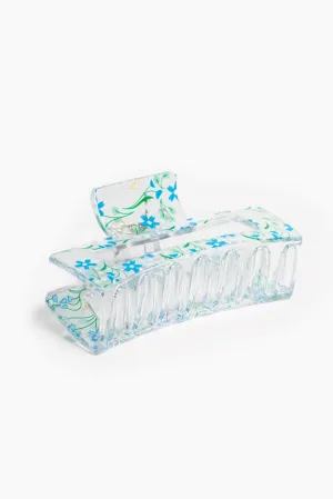 Antler Forget Me Nots Claw Clip