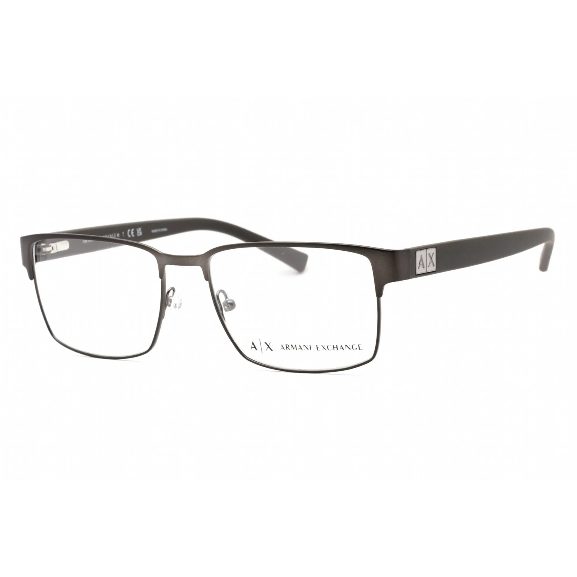 Armani Exchange Men's Eyeglasses - Dark Matte Gunmetal Rectangular | 0AX1019L 6089