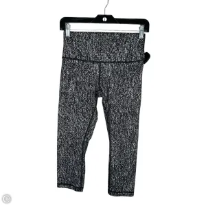 Athletic Leggings By Lululemon In Black & White, Size: 6