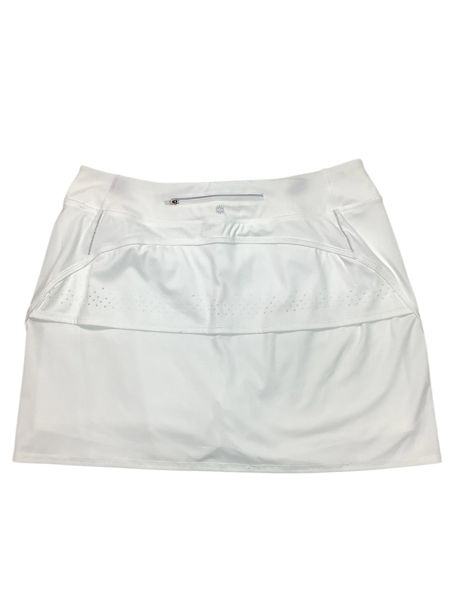 Athletic Skort By Tangerine In White, Size:Xxxl