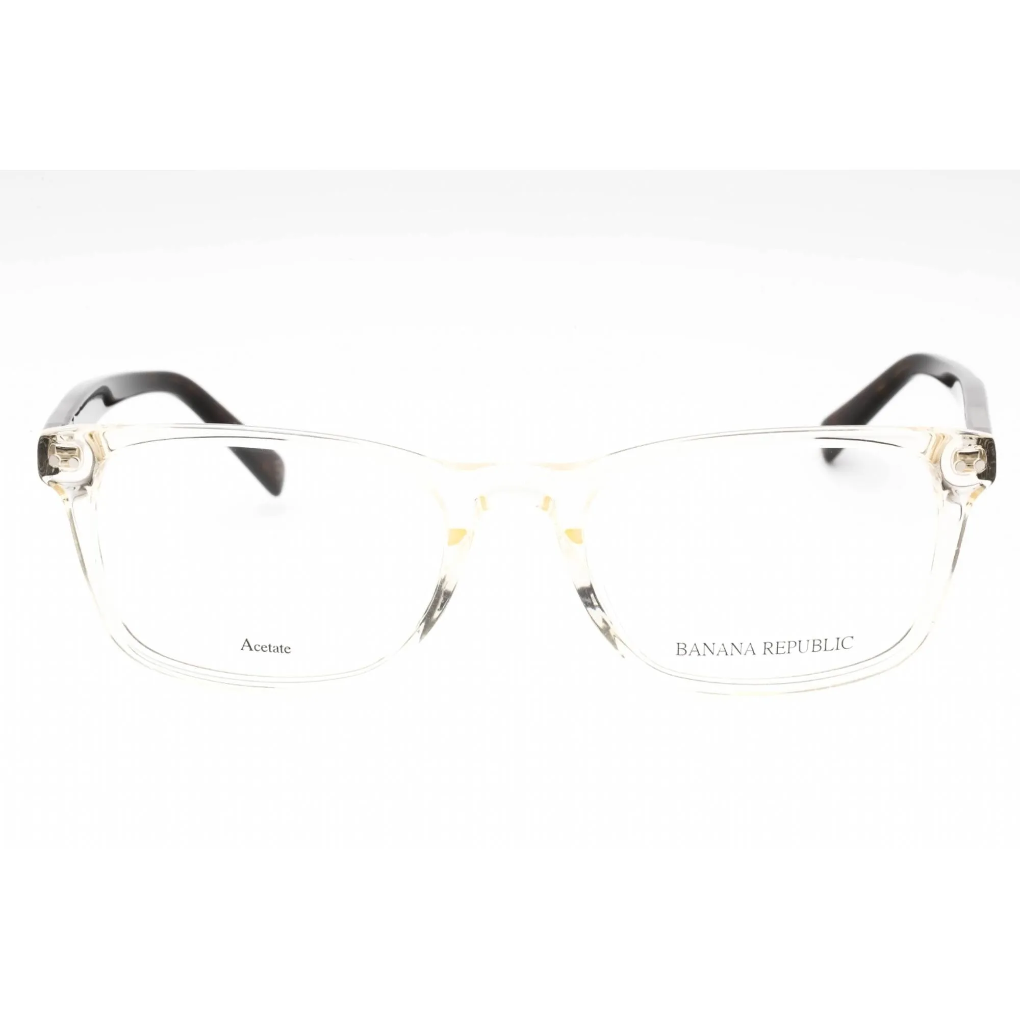 Banana Republic Men's Eyeglasses - Beige Crystal Plastic Full Rim | BR 108 0SD9 00