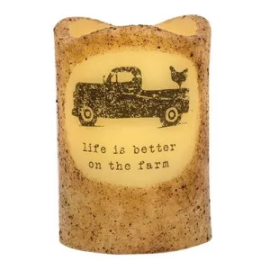 *Better on the Farm Truck Pillar 3x4.5"