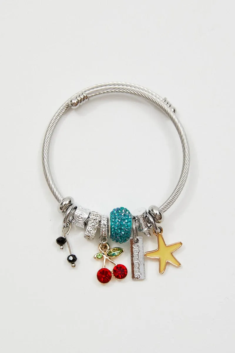 Blue Charm Bracelet