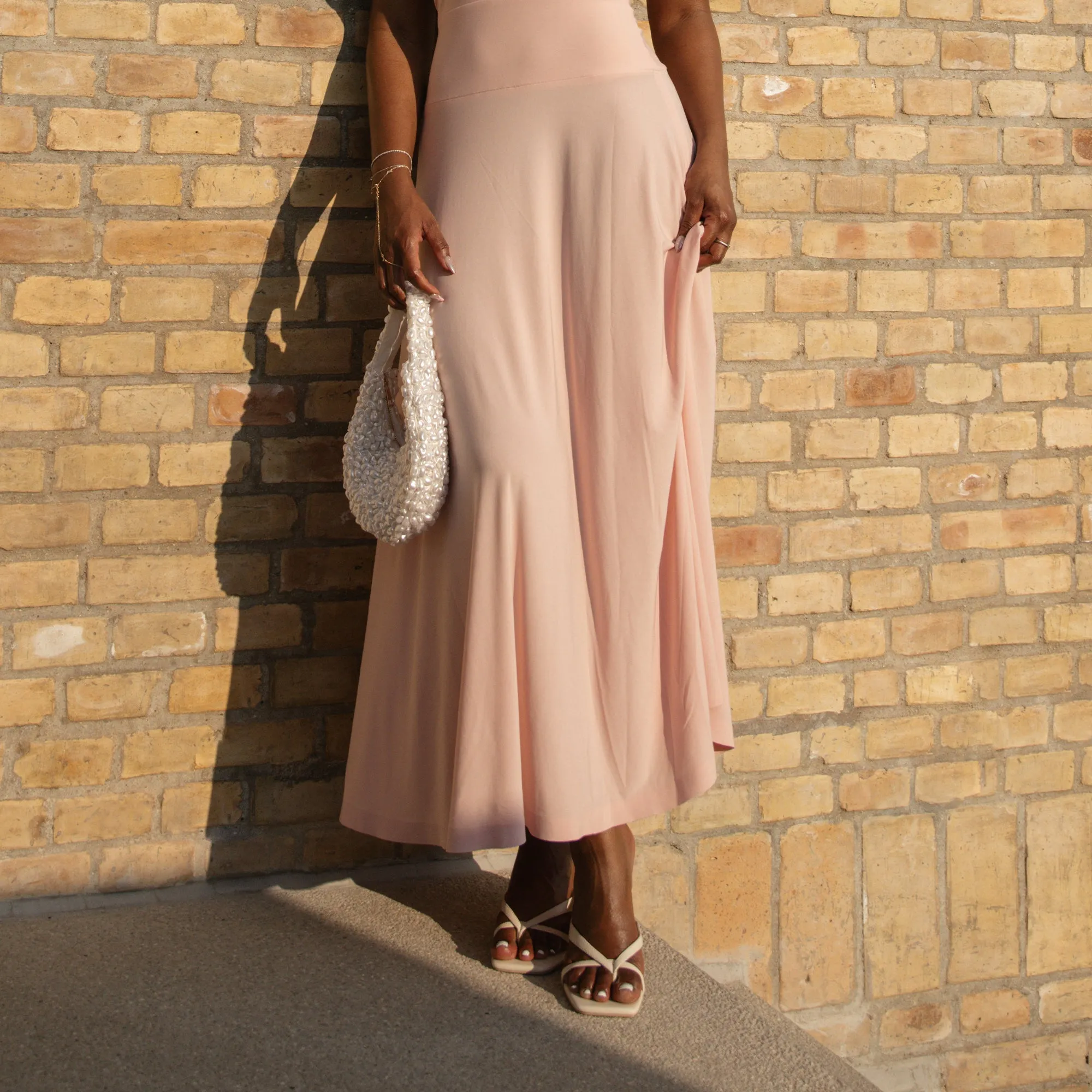 BREVEL HEELS OFF WHITE LEATHER