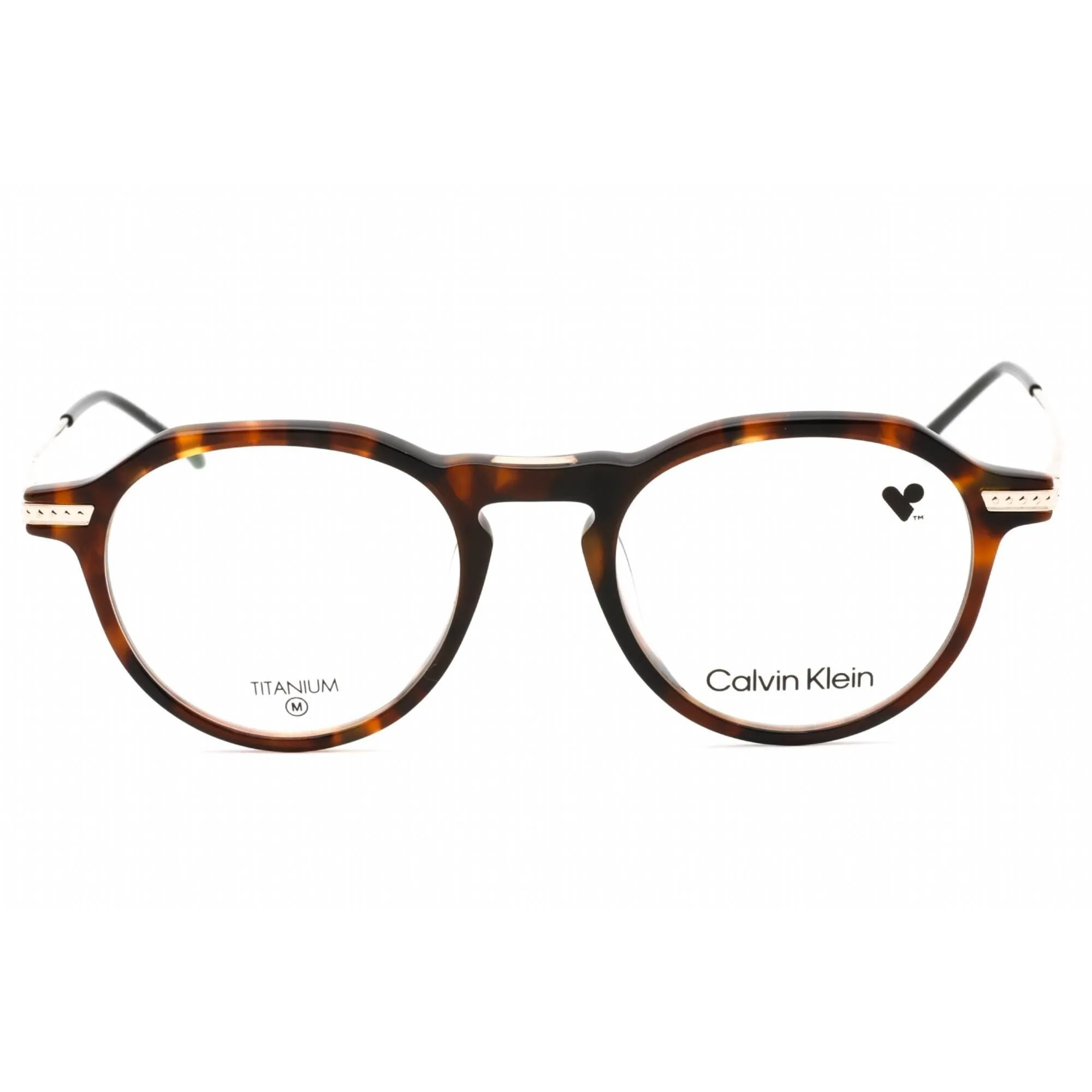 Calvin Klein Men's Eyeglasses - Brown Havana Fixed Nose Pads Frame | CK23532T 220