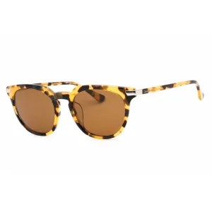 Calvin Klein Men's Sunglasses - Shiny Tortoise Round Frame Brown Lens | CK4325SA 214
