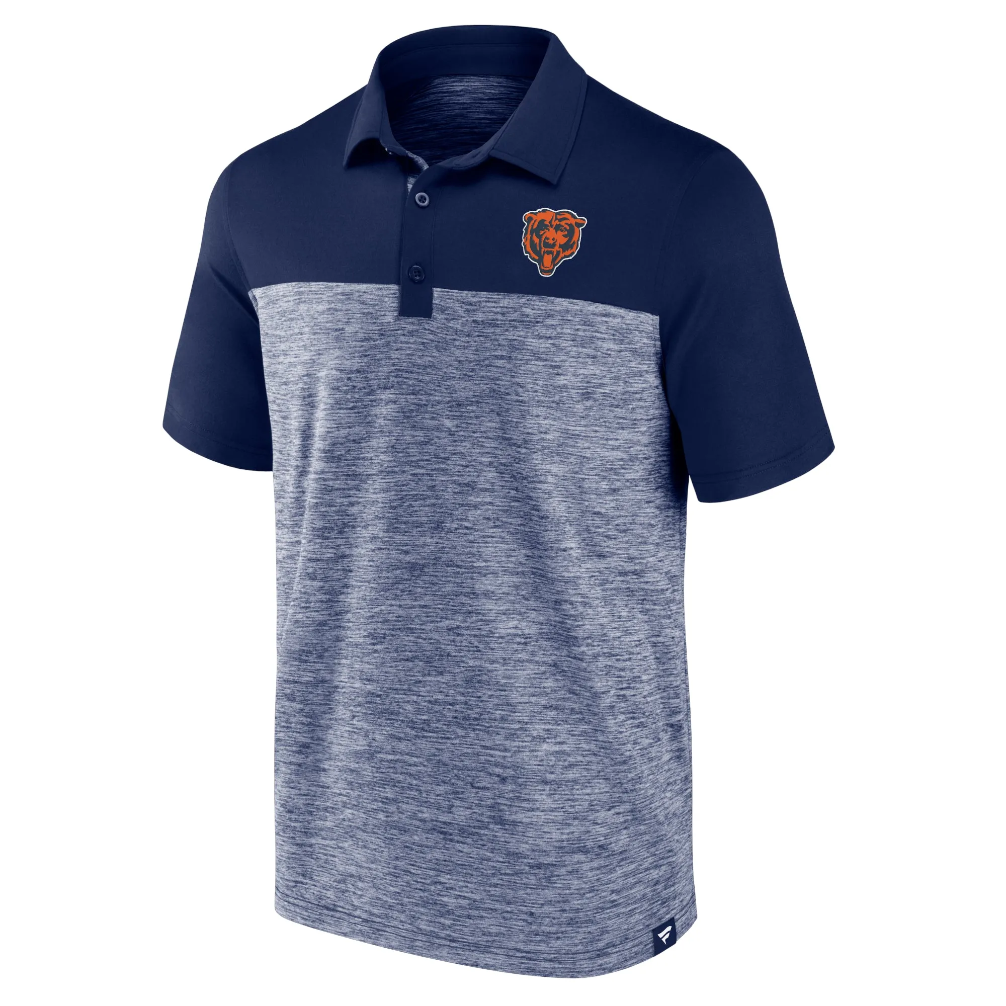 Chicago Bears Navy Clutch Polo