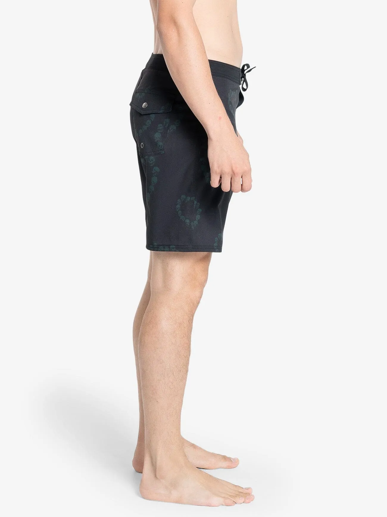 Controlled Damage Boardshort - Black