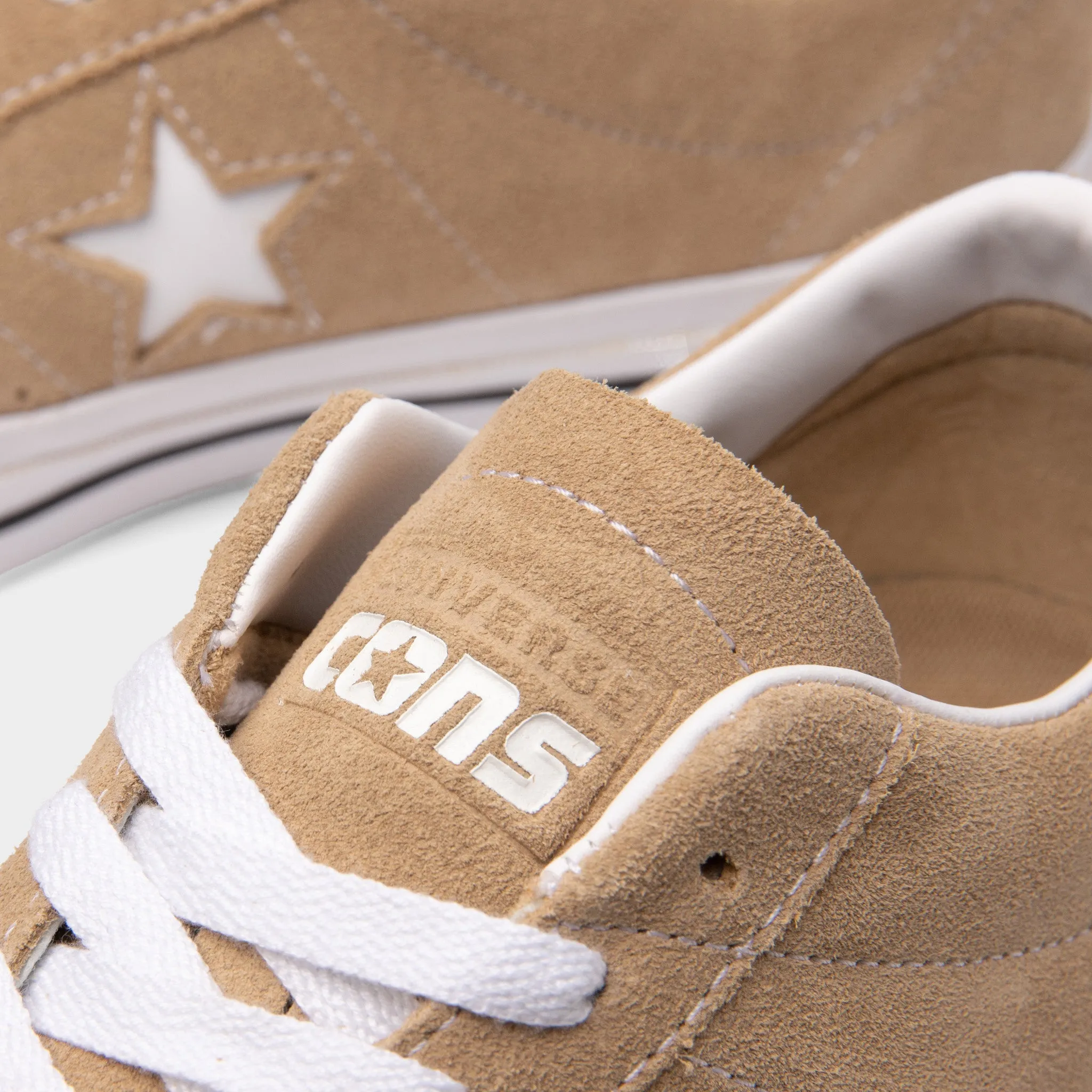 Converse One Star Pro Suede Low Nomad Khaki / Black - White