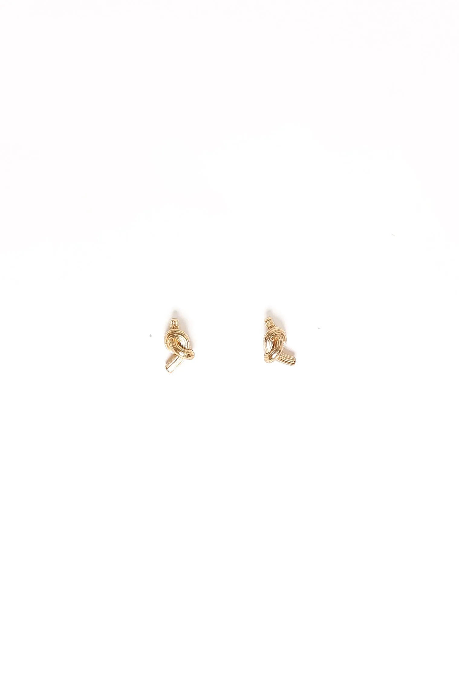 Dakota Knot Earrings - Gold