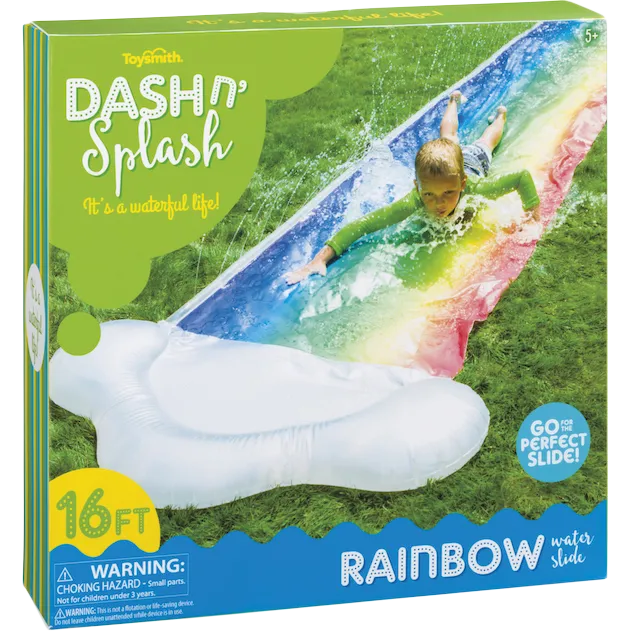 Dash n' Splash Rainbow Water Slide
