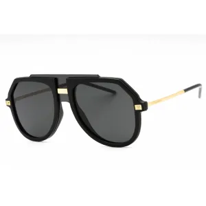 Dolce & Gabbana Men's Sunglasses - Black Aviator Shape Full Rim Frame | 0DG6195 501/87