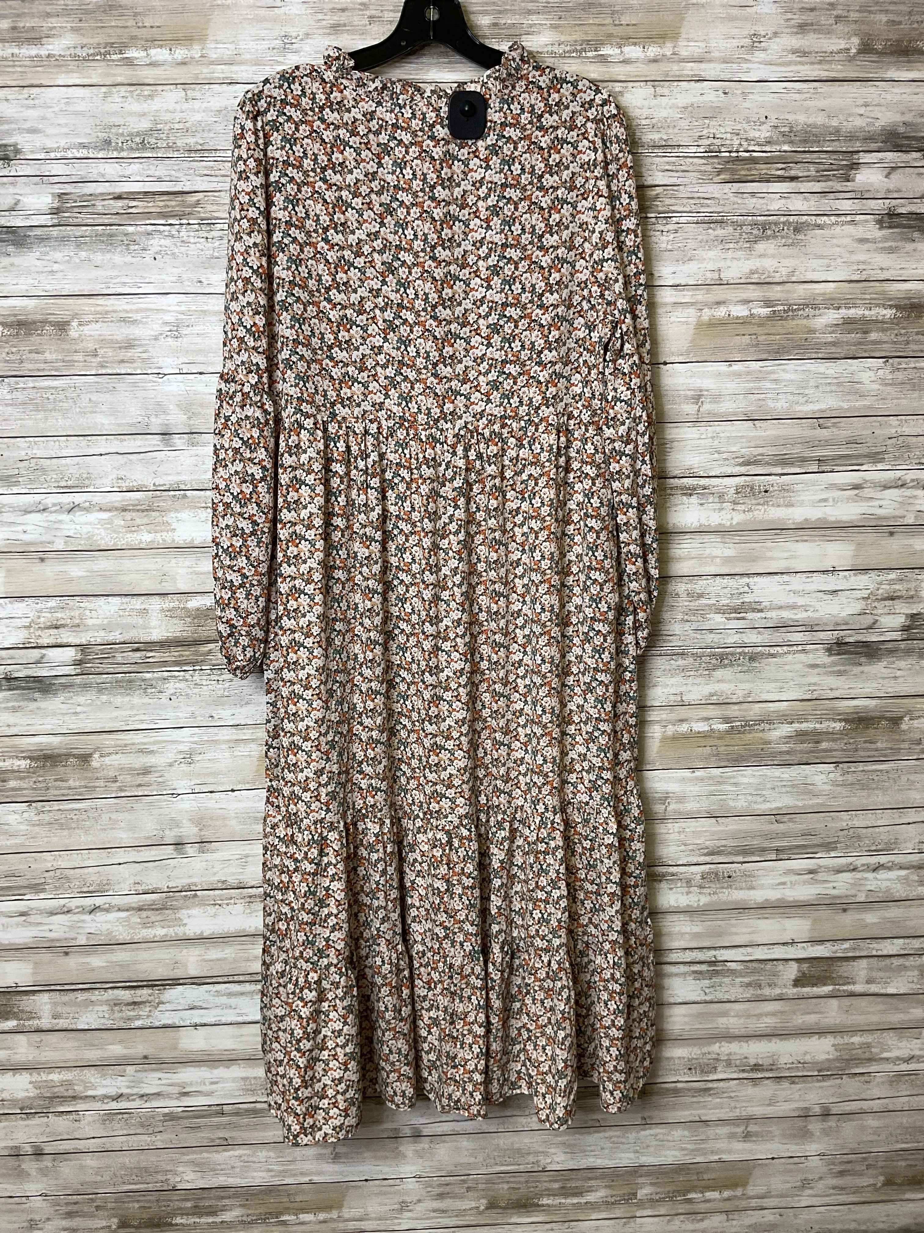 Dress Casual Maxi By Clothes Mentor In Floral Print, Size:L
