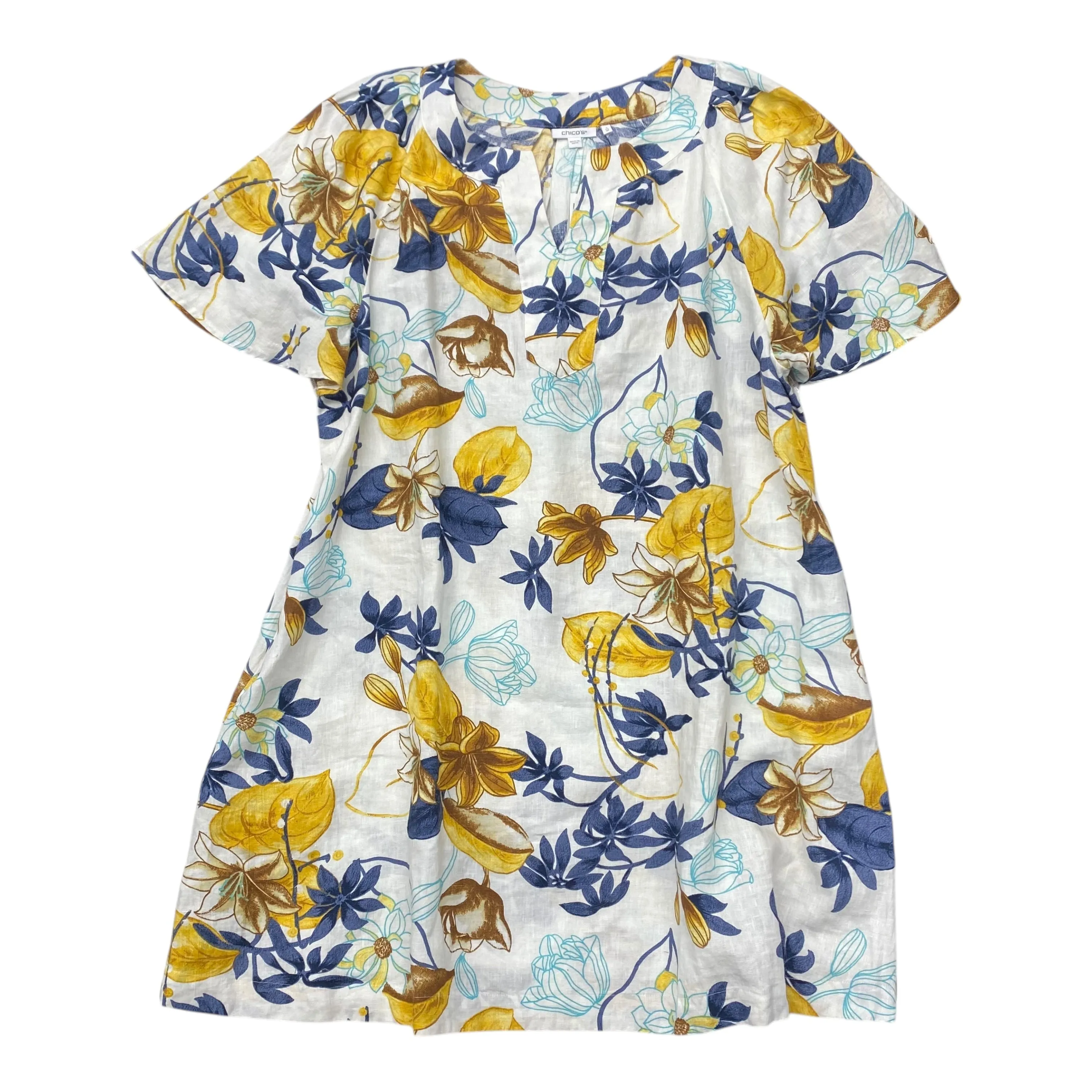 Dress Casual Midi By Chicos In Multi, Size:1X