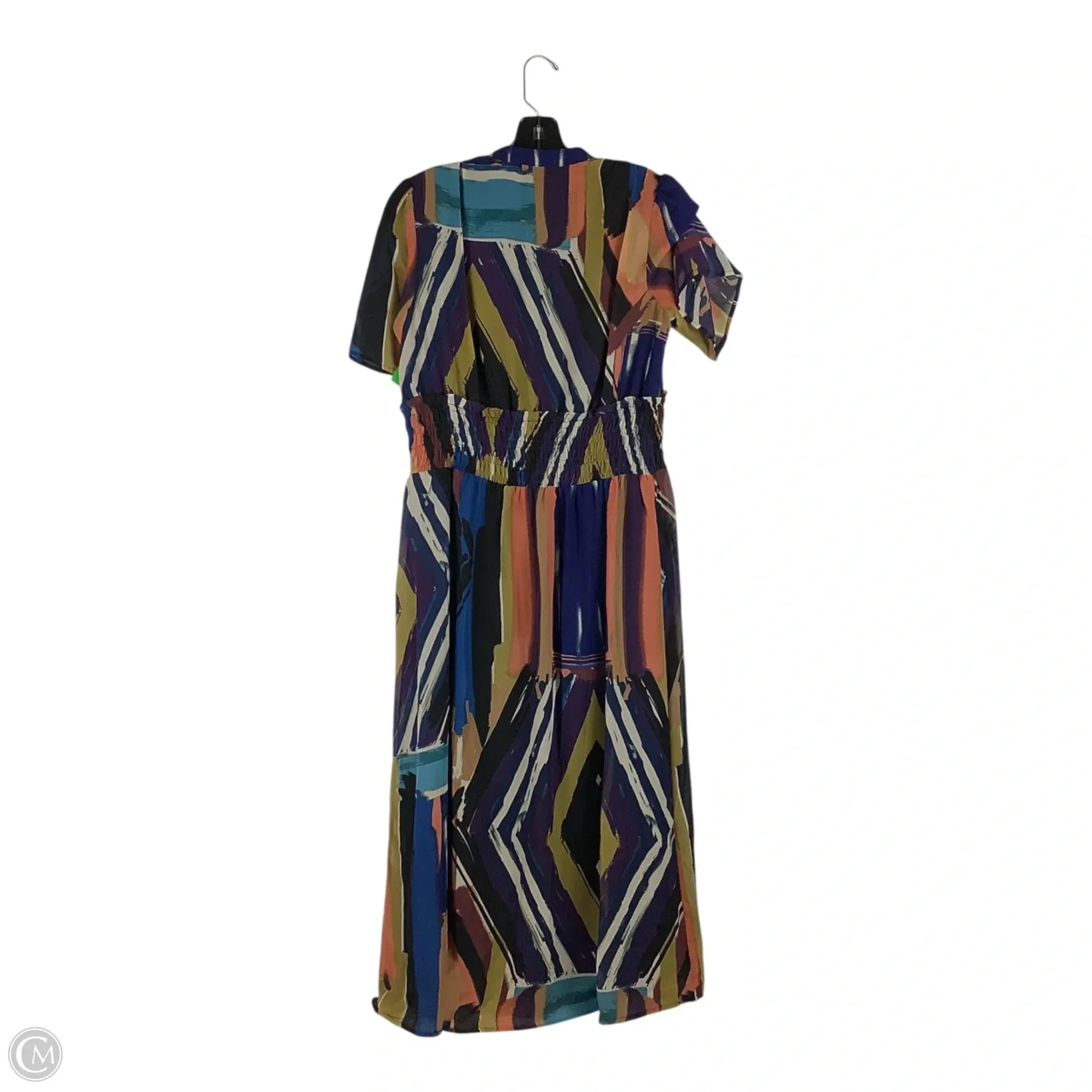 Dress Casual Midi By Donna Ricco In Multi-colored, Size: 6