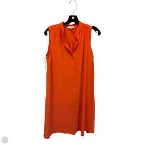 Dress Casual Short By Calvin Klein In Orange, Size: 2