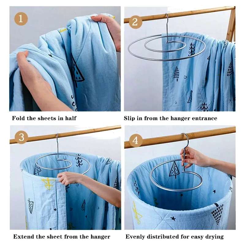 Drying quilt frame Drying Rack Save Space Blanket Hanger Home Balcony Hanger