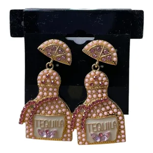 Earrings Dangle/Drop By Cme In Pink