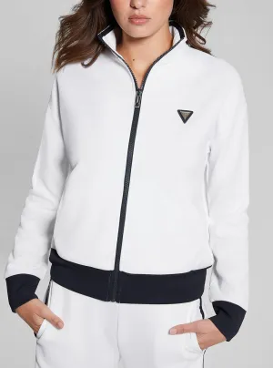 Eco White Mylah Zip Jacket