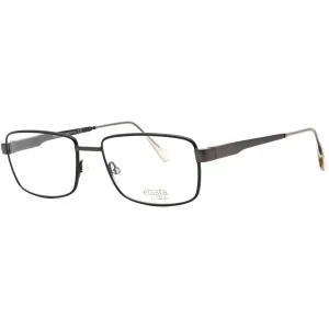 Elasta Men's Eyeglasses - Matte Gray Metal Full Rim Rectangular Frame | 3102/N 0RIW 00