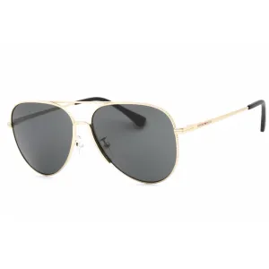 Emporio Armani Men's Sunglasses - Gold Frame Dark Grey Lens | 0EA2149D 337187