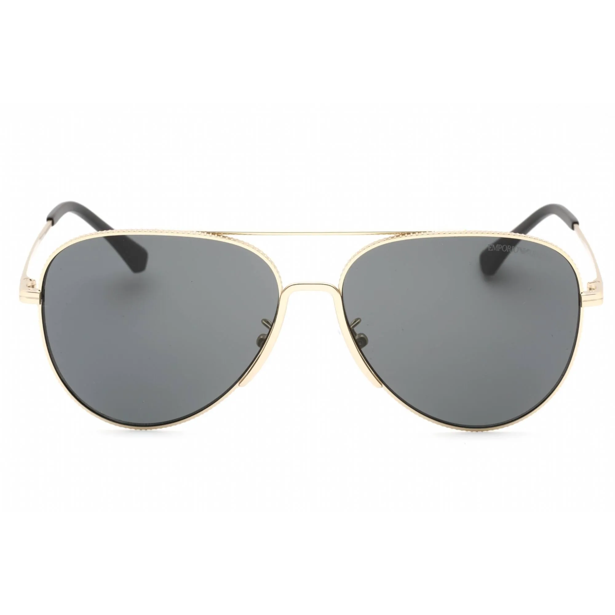 Emporio Armani Men's Sunglasses - Gold Frame Dark Grey Lens | 0EA2149D 337187