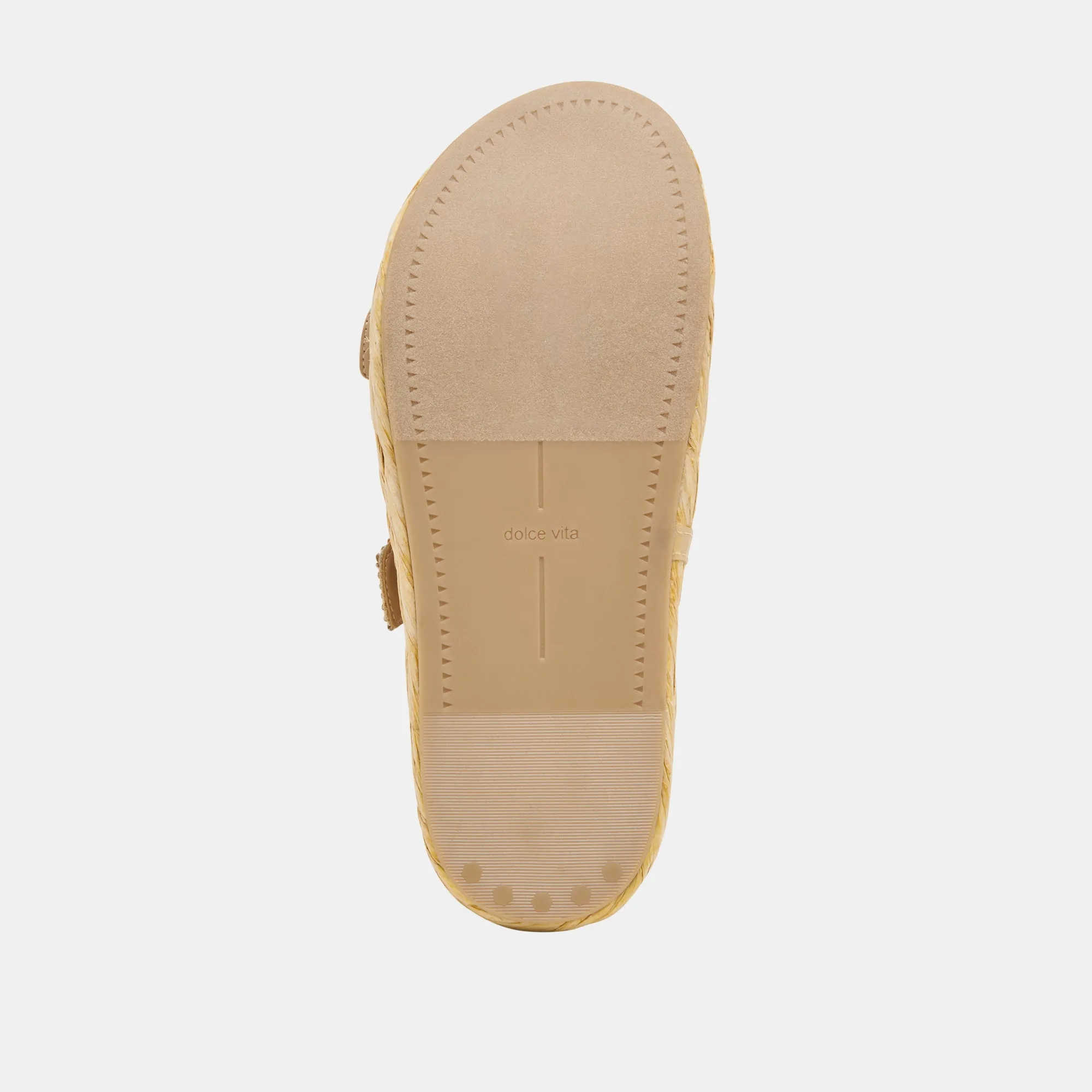 FALYN SANDALS BROWN NATURAL WOVEN RAFFIA