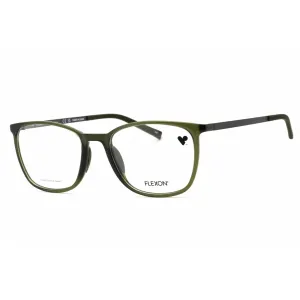 Flexon Men's Eyeglasses - Shiny Olive Acetate Rectangular Frame | FLEXON EP8013 310
