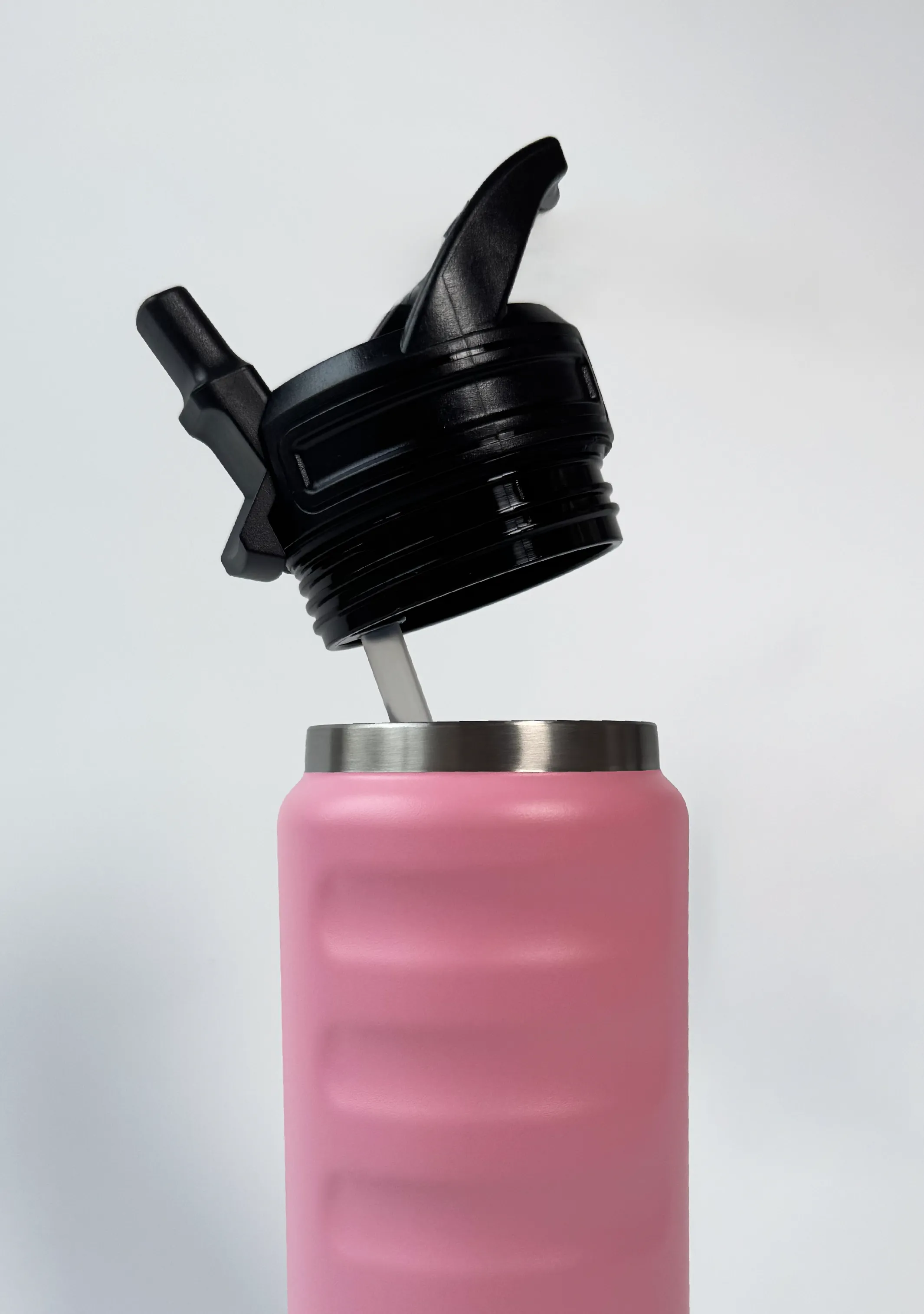 Fridgy 780ml Grip Range Sippy Lid Water Bottle Light Pink