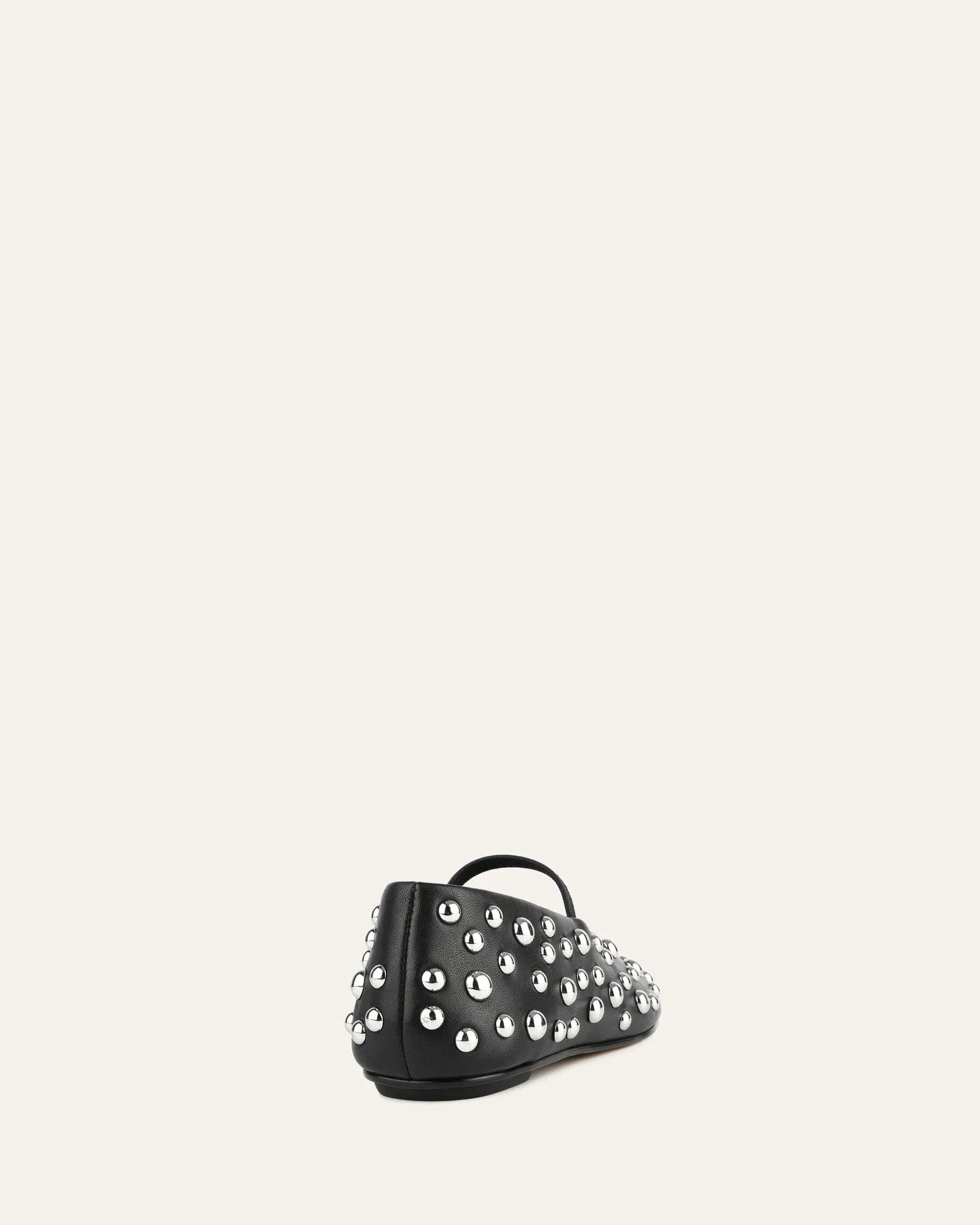 GOLDIE CASUAL FLATS BLACK LEATHER