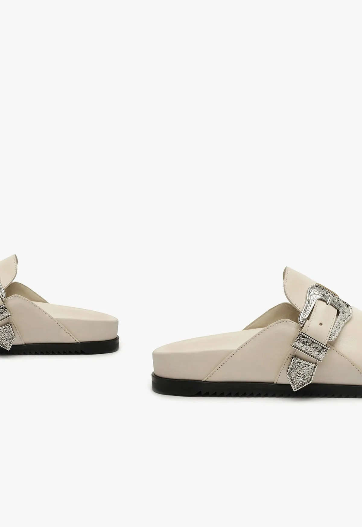 Grace Leather Flat