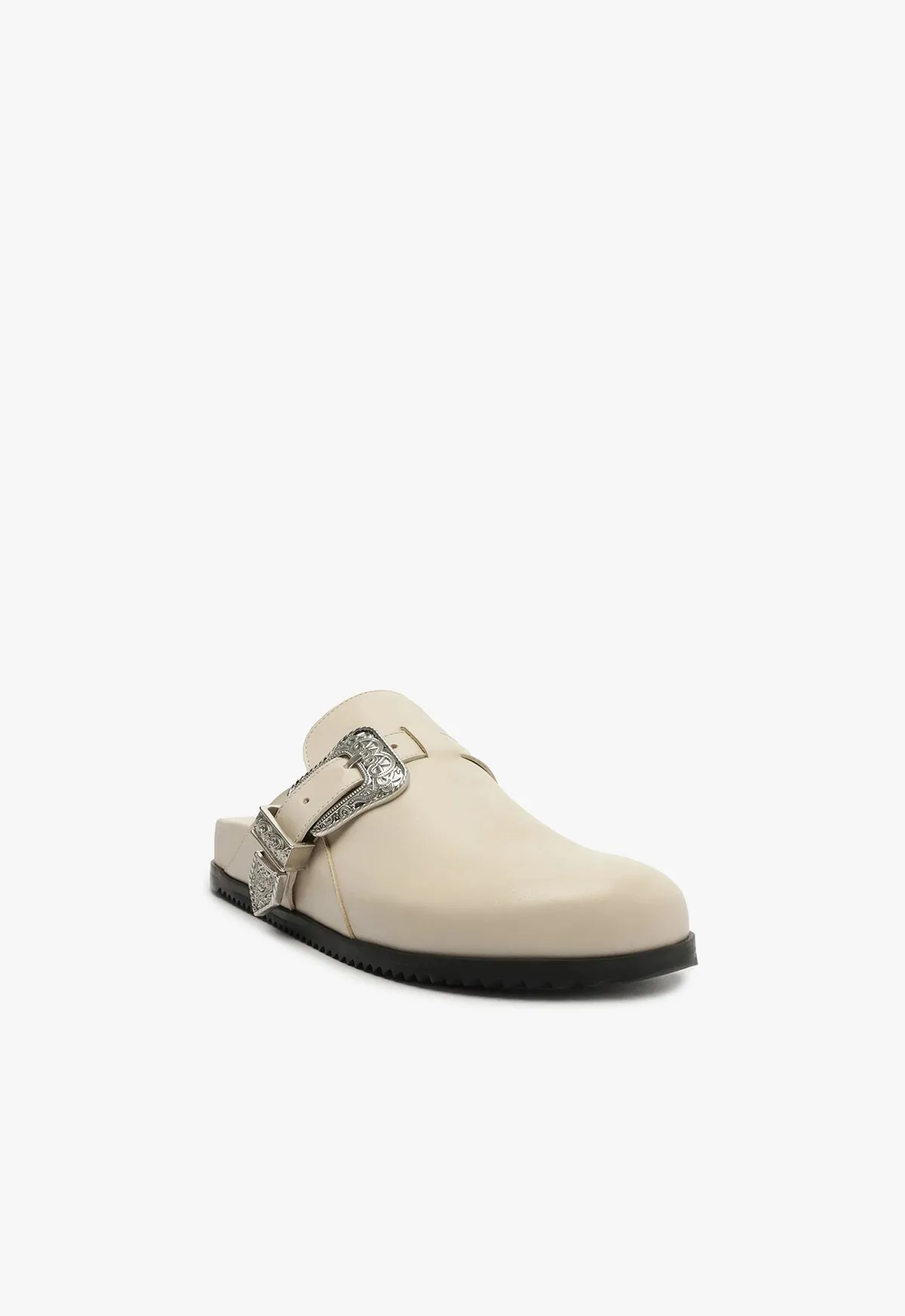 Grace Leather Flat