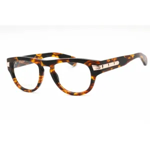 Gucci Men's Eyeglasses - Havana Plastic Oval Full Rim Frame Clear Lens | GG1519O 002