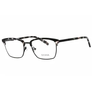 Guess Men's Eyeglasses - Grey/Other Rectangular Metal Full Rim Frame | GU50062 020