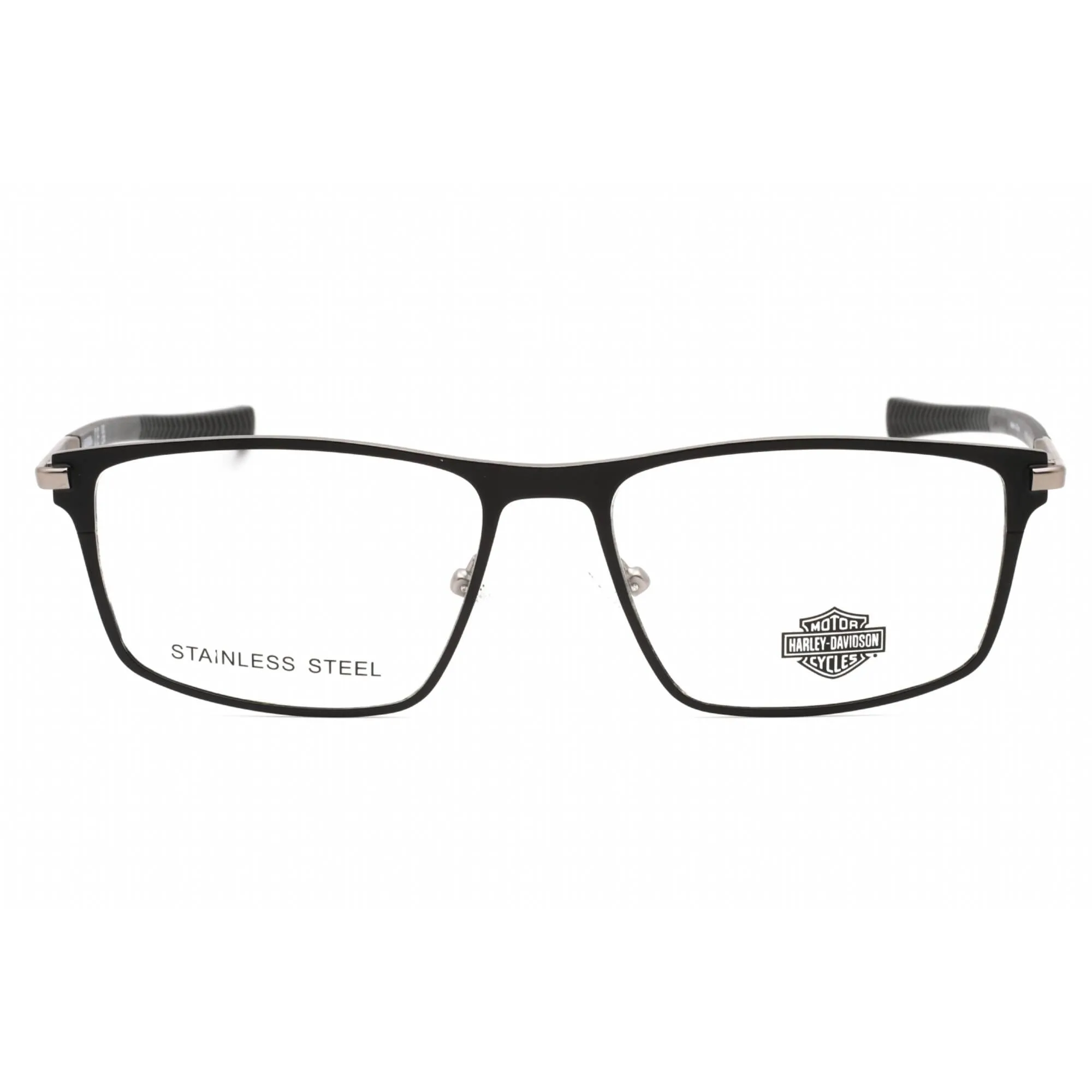 Harley Davidson Men's Eyeglasses - Black/Other Metal Rectangular Frame | HD0978 005