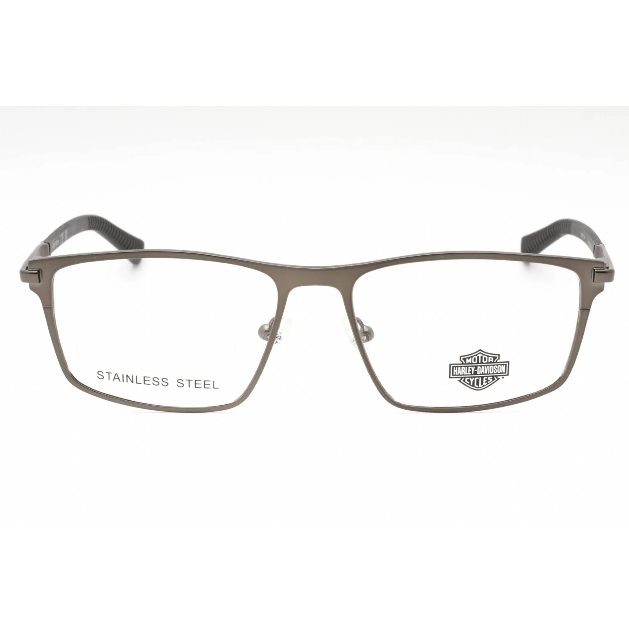 Harley Davidson Men's Eyeglasses - Matte Gunmetal Metal Full Rim Frame | HD0978 009