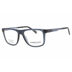 Kenneth Cole New York Men's Eyeglasses - Matte Blue Plastic Square Frame | KC0353 091