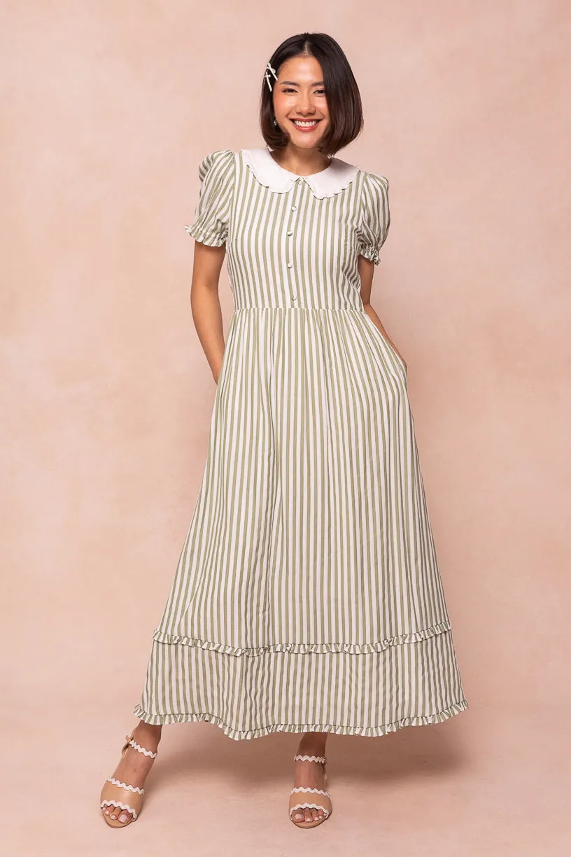 Kensie Dress in Green - FINAL SALE