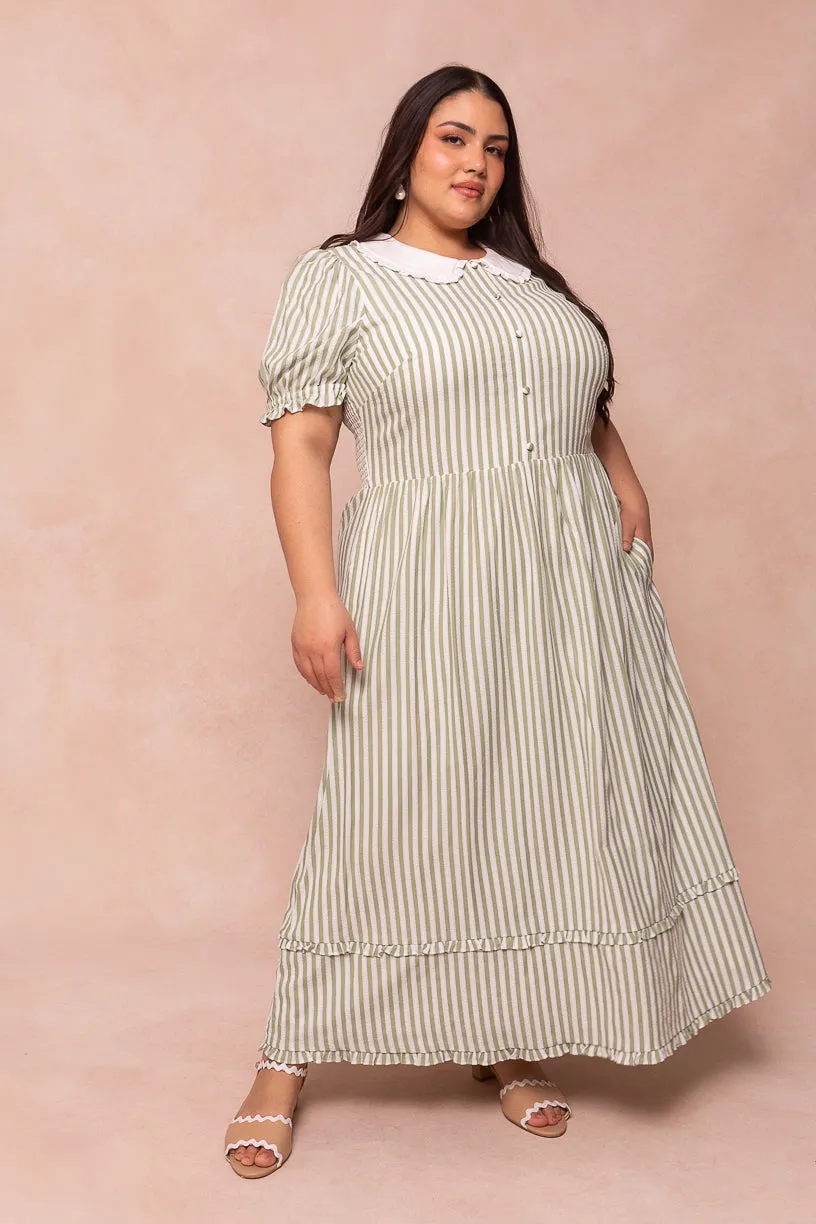 Kensie Dress in Green - FINAL SALE
