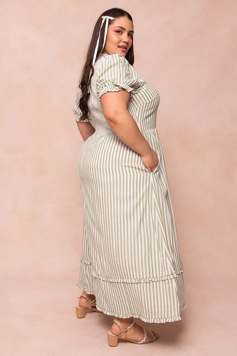 Kensie Dress in Green - FINAL SALE