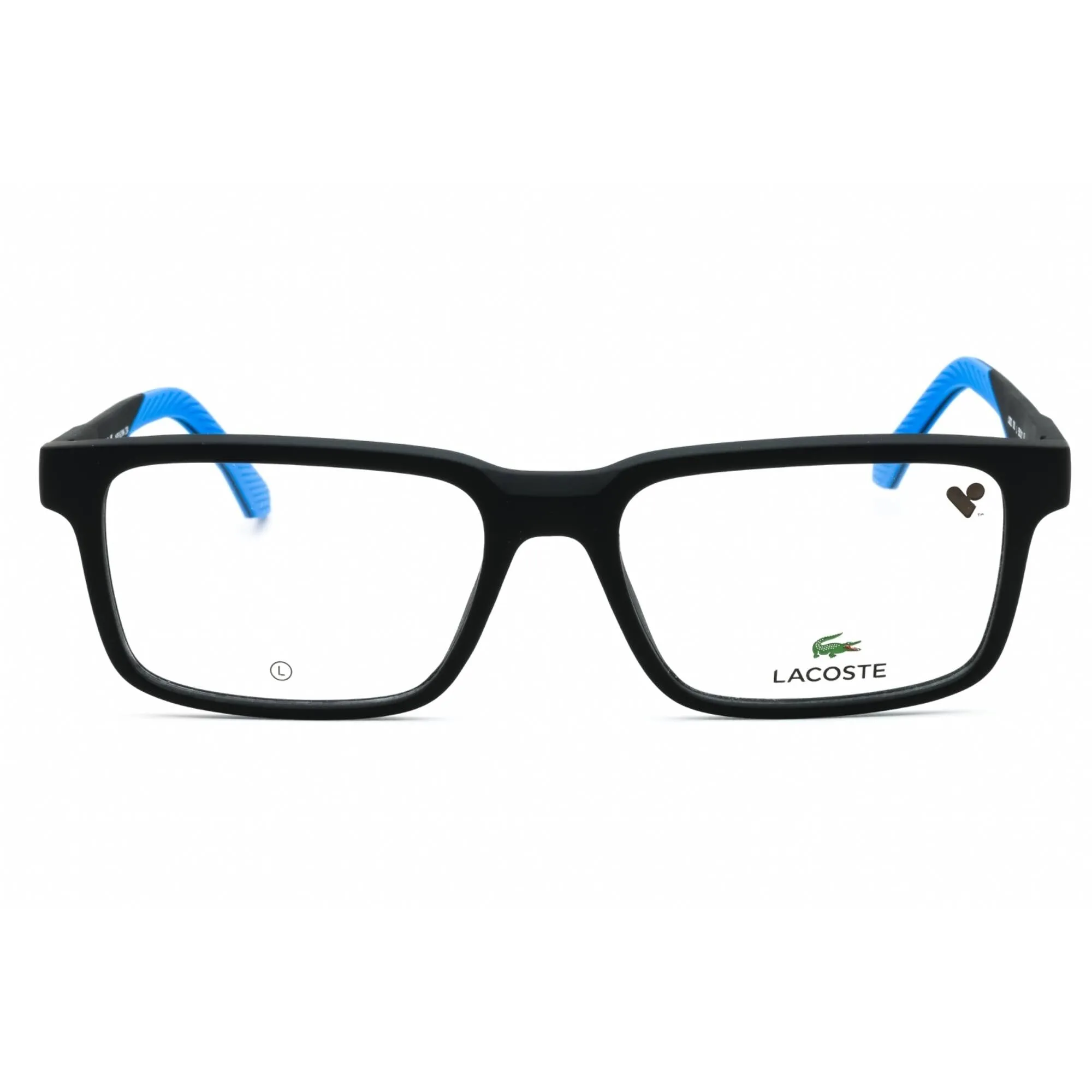 Lacoste Men's Eyeglasses - Black Injected Propionate Full Rim 55mm Frame | L2922 001