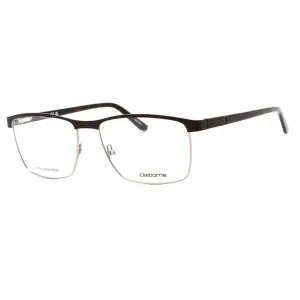 Liz Claiborne Men's Eyeglasses - Brown Ruthenium Metal Full Rim Frame | CB 253 01OT 00