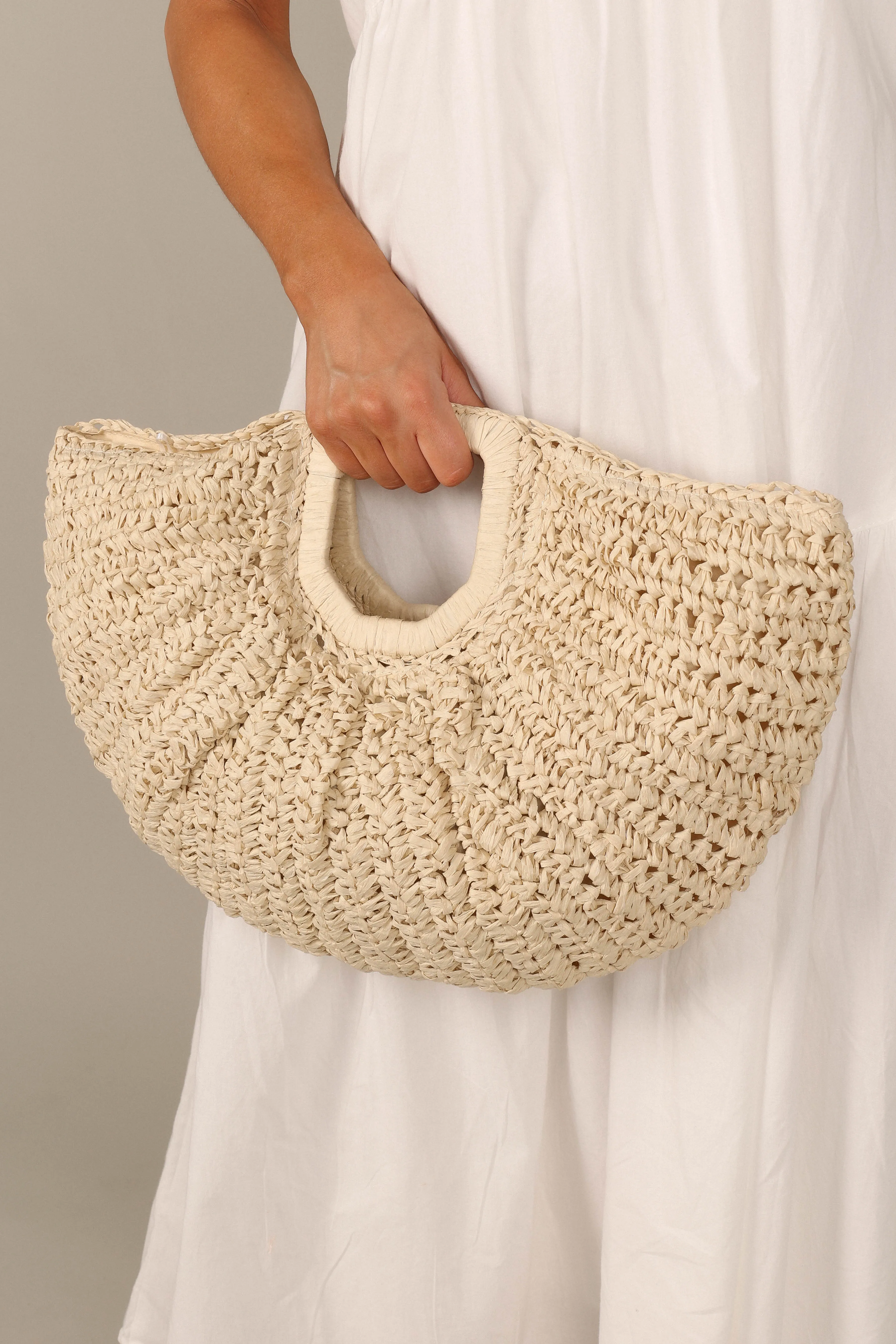 Luna Straw Bag - Natural