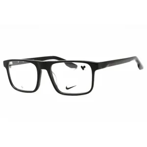 Nike Men's Eyeglasses - Black Acetate Rectangular Shape Full Rim Frame | NIKE 7161 001