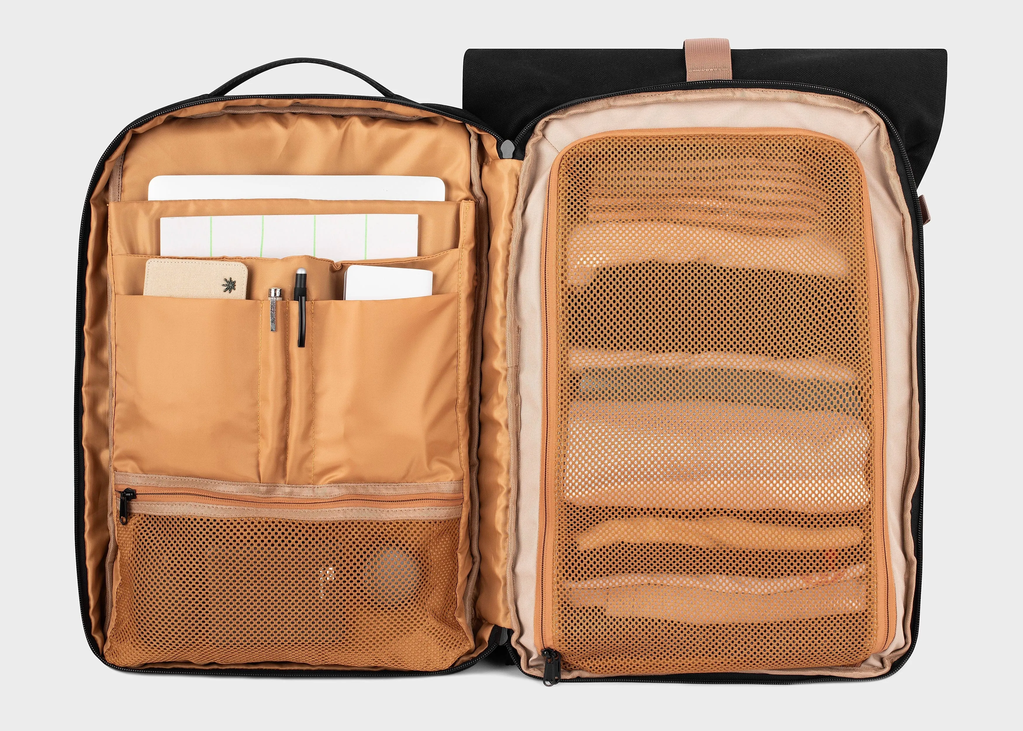 Nomad Vegan Hemp Backpack | Full Black